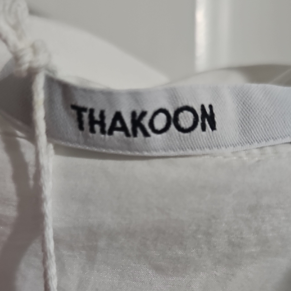 Thakoon White Eyelet Button-Down Shirt Dress - Picture 9 of 9